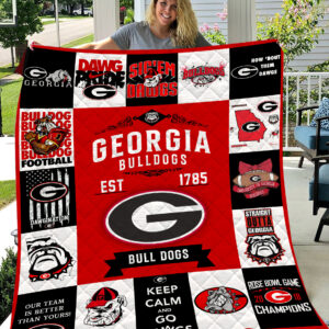 Georgia Bulldogs | Fleece Throw Blanket & Quilt