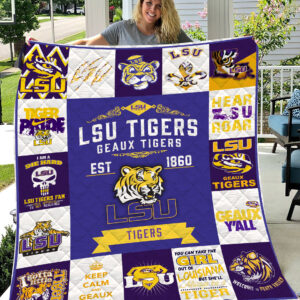 LSU TIGERS | Fleece Throw Blanket & Quilt