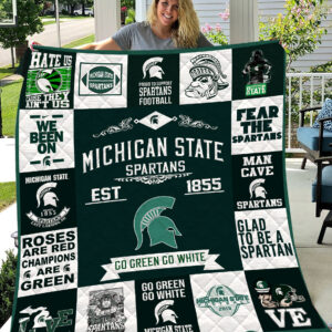 Michigan State Spartans | Fleece Throw Blanket & Quilt