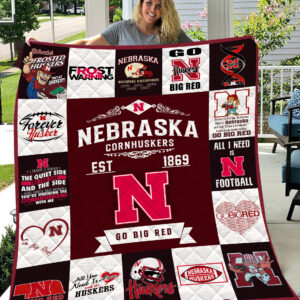 Nebraska Cornhuskers | Fleece Throw Blanket & Quilt