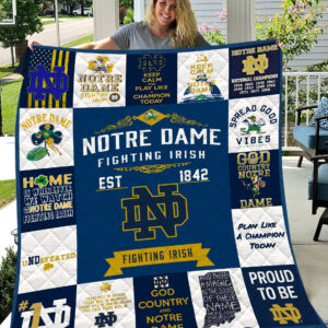 Notre Dame Fighting Irish | Fleece Throw Blanket & Quilt