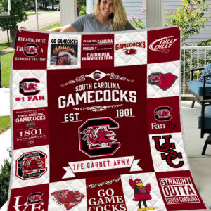 South Carolina Gamecocks | Fleece Throw Blanket & Quilt