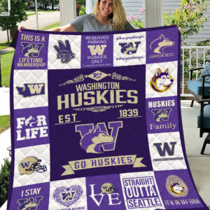 Washington Huskies | Fleece Throw Blanket & Quilt