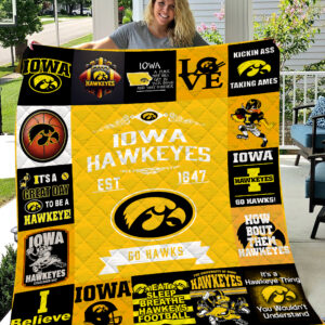 Iowa Hawkeyes | Fleece Throw Blanket & Quilt