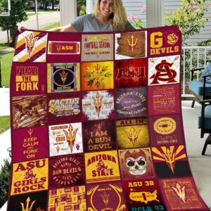 Arizona State Sun Devils | Fleece Throw Blanket & Quilt V2