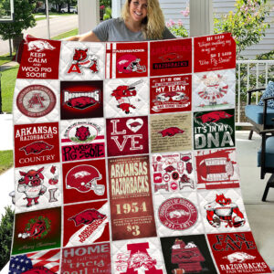 Arkansas Razorbacks | Fleece Throw Blanket & Quilt V2