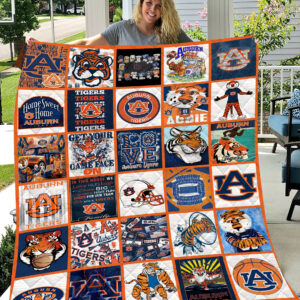 Auburn Tigers | Fleece Throw Blanket & Quilt V2
