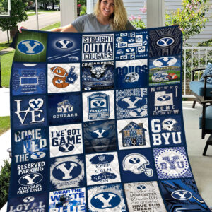 BYU Cougars | Fleece Throw Blanket & Quilt V2