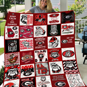 Georgia Bulldogs | Fleece Throw Blanket & Quilt V2