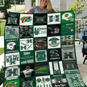 Hawaii Rainbow Warriors | Fleece Throw Blanket & Quilt V2