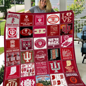 Indiana Hoosiers | Fleece Throw Blanket & Quilt V2