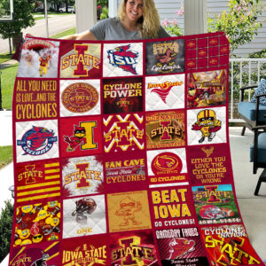 Iowa State Cyclones | Fleece Throw Blanket & Quilt V2