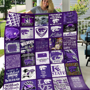 Kansas State Wildcats | Fleece Throw Blanket & Quilt V2