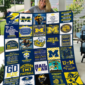 Michigan Wolverines | Fleece Throw Blanket & Quilt V2