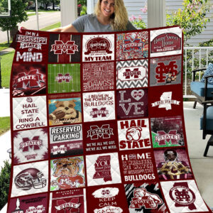 Mississippi State Bulldogs | Fleece Throw Blanket & Quilt V2
