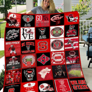 NC State Wolfpack | Fleece Throw Blanket & Quilt V2