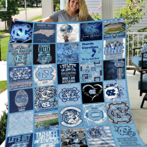 North Carolina Tar Heels | Fleece Throw Blanket & Quilt V2