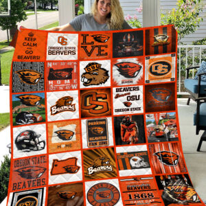 Oregon State Beavers | Fleece Throw Blanket & Quilt V2
