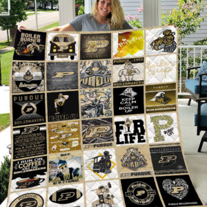 Purdue Boilermakers | Fleece Throw Blanket & Quilt V2