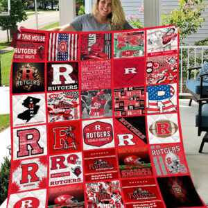 Rutgers Scarlet Knights | Fleece Throw Blanket & Quilt V2