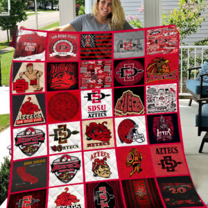 San Diego State Aztecs | Fleece Throw Blanket & Quilt V2