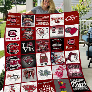 South Carolina Gamecocks | Fleece Throw Blanket & Quilt V2