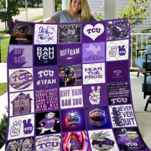 TCU Horned Frogs | Fleece Throw Blanket & Quilt V2
