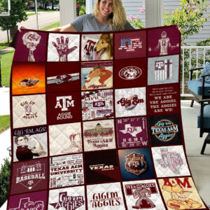 Texas A&M Aggies | Fleece Throw Blanket & Quilt V2