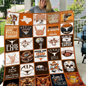Texas Longhorns | Fleece Throw Blanket & Quilt V2