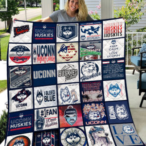 UConn Huskies | Fleece Throw Blanket & Quilt V2