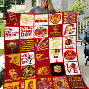 USC Trojans | Fleece Throw Blanket & Quilt V2