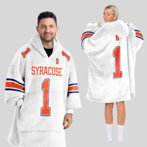 Syracuse Orange - Football Unisex Blanket Hoodie Custom Name And Number
