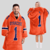 Syracuse Orange - Football Unisex Blanket Hoodie Custom Name And Number