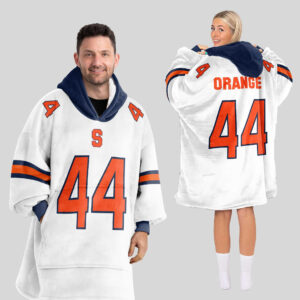 Syracuse Orange - Football Unisex Blanket Hoodie Custom Name And Number