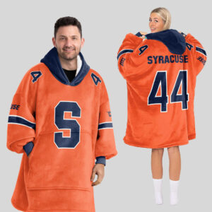 Syracuse Orange - Football Unisex Blanket Hoodie Custom Name And Number