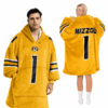 Missouri Tigers - Football Unisex Blanket Hoodie Custom Name And Number