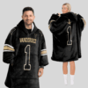 Vanderbilt Commodores - Football Unisex Blanket Hoodie Custom Name And Number