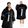 Boise State Broncos - Football Unisex Blanket Hoodie Custom Name And Number