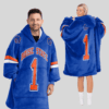 Boise State Broncos - Football Unisex Blanket Hoodie Custom Name And Number