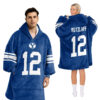 BYU Cougars - Football Unisex Blanket Hoodie Custom Name And Number