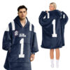 Ole Miss Rebels - Football Unisex Blanket Hoodie Custom Name And Number