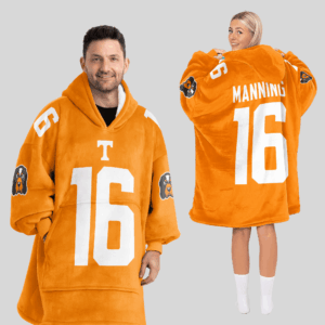 Tennessee Volunteers - Football Unisex Blanket Hoodie Custom Name And Number